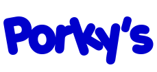 Porky's font